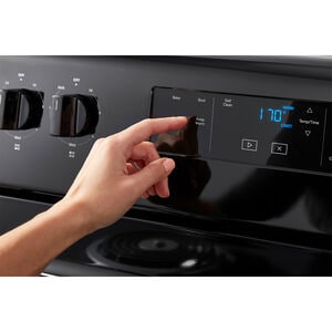 Whirlpool 30 in. 4.8 cu. ft. Electric Range with Coil Burners - Black, , hires