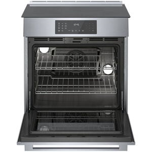 Bosch Benchmark Series 30 in. 4.6 cu. ft. True European Convection Slide-In Electric Range with 4 Induction Burners - Stainless Steel, , hires
