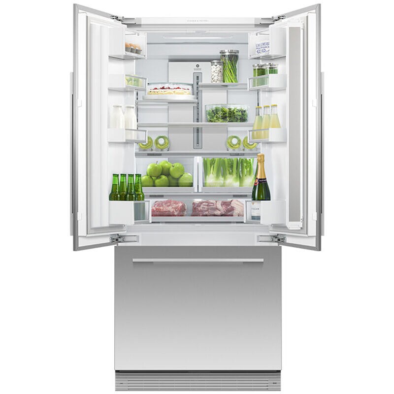 Fisher & Paykel Series 7 32 in. 14.7 cu. ft. Built-In Counter Depth French Door Refrigerator with Ice Maker - Custom Panel Ready, , hires