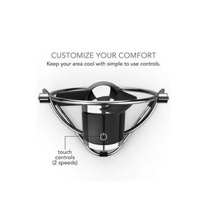 Sharper Image SBM1 Soft Blade USB Powered Desk Fan, , hires