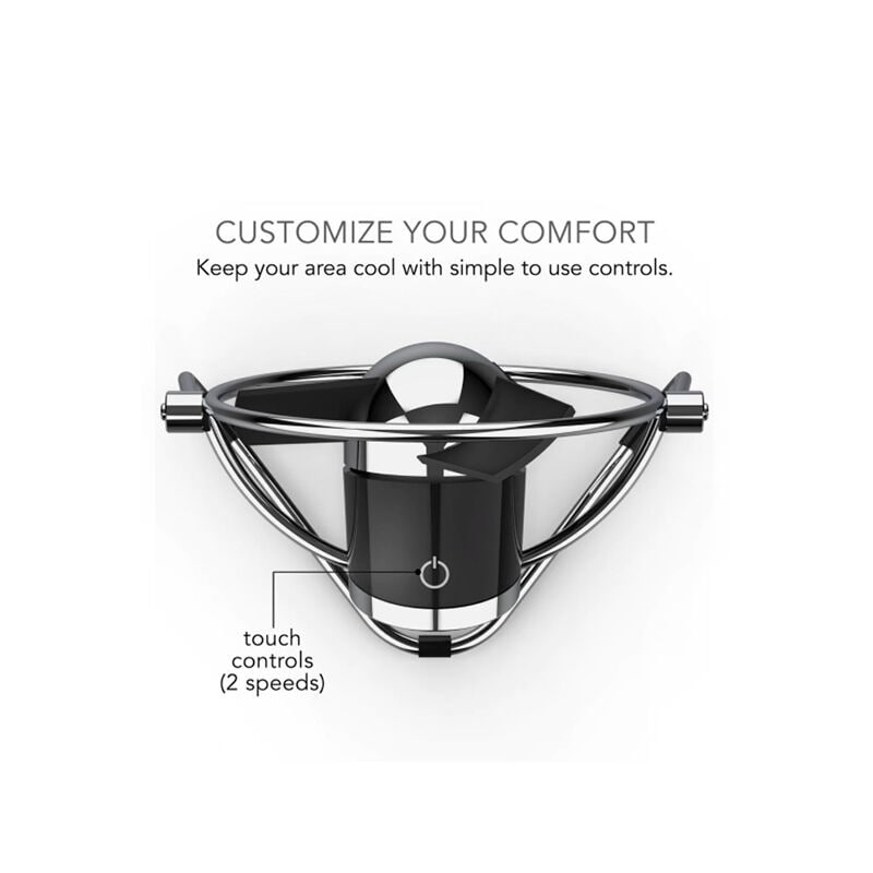 Sharper Image SBM1 Soft Blade USB Powered Desk Fan, , hires