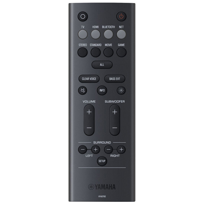 Yamaha 2.1.2 Channel Dolby Atmos Smart Sound Bar with Bluetooth & Wireless Subwoofer - Black, , hires