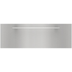 Wolf 30 in. M Series Transitional Stainless Steel Warming Drawer Front Panel with Tubular Handle, , hires