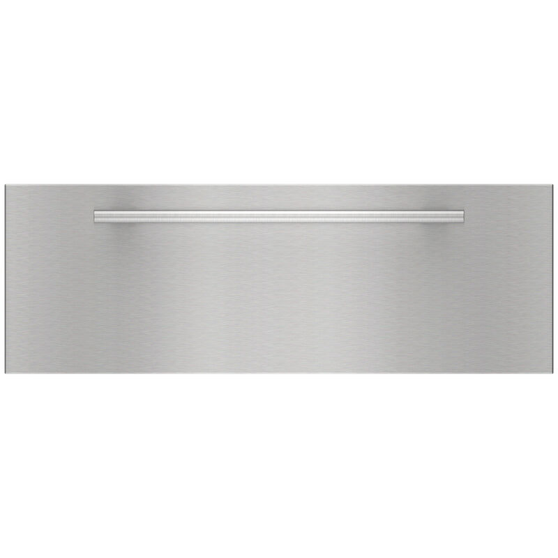 Wolf 30 in. M Series Transitional Stainless Steel Warming Drawer Front Panel with Tubular Handle, , hires
