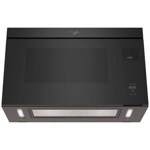 Whirlpool 30 in. 1.1 cu. ft. 1000W Over-the-Range Microwave with 300 CFM & Sensor Cooking - Black Stainless, , hires