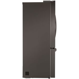 LG 36 in. 26.5 cu. ft. Smart Counter Depth French Door Refrigerator with Internal Water Dispenser - Black Stainless Steel, Black Stainless Steel, hires