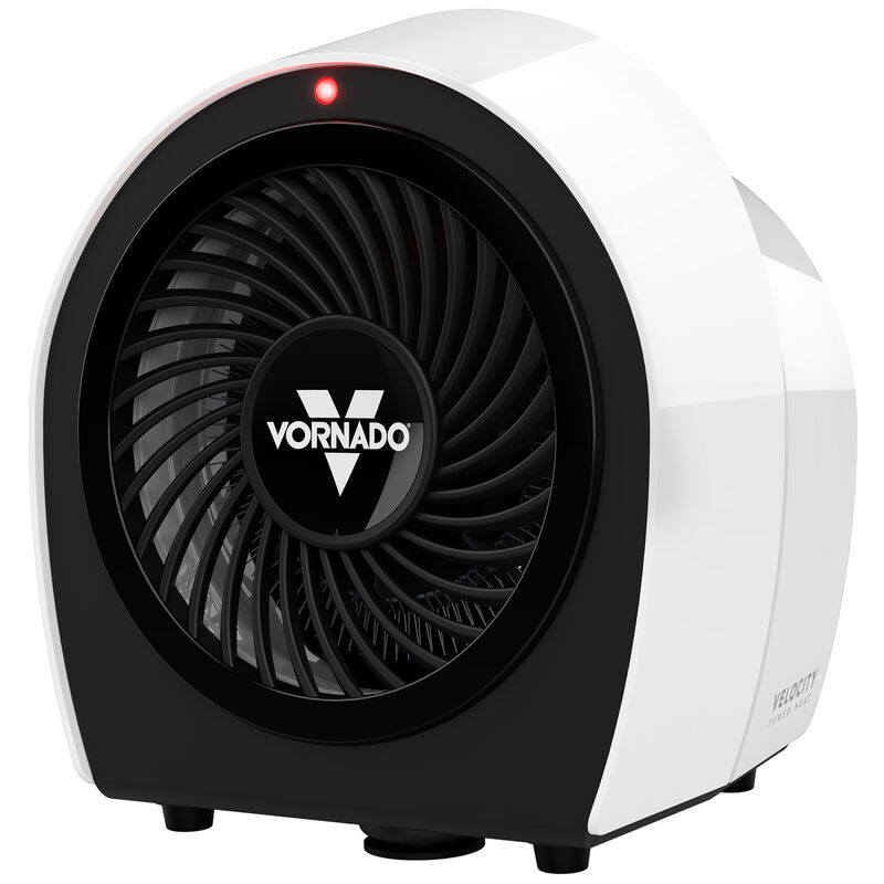 Vornado Velocity 1R Heater Fan Electric Heater with 2 Heat Settings & Overheat Shut Off - White, , hires