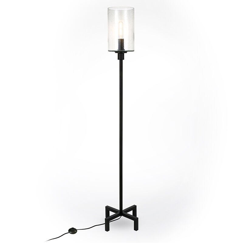 Hudson & Canal Panos Floor Lamp with Seeded Glass, , hires