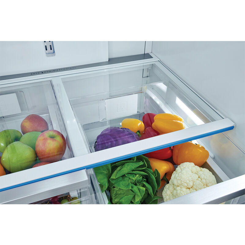 Frigidaire Gallery 36 in. 23.3 cu. ft. Counter Depth French Door Refrigerator with Internal Water Dispenser - Smudge-Proof Stainless Steel, , hires