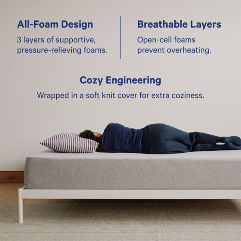 Casper The One Medium All Foam Twin Size Mattress, , hires