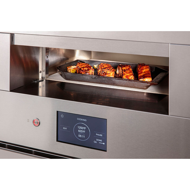 Monogram 30 in. 1.2 cu. ft. Electric Smart Wall Oven With Manual Clean - Stainless Steel, , hires