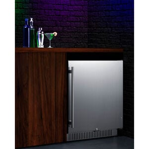 Summit 27 in. 4.9 cu. ft. ADA Compliant Outdoor Undercounter Refrigerator - Stainless Steel, , hires