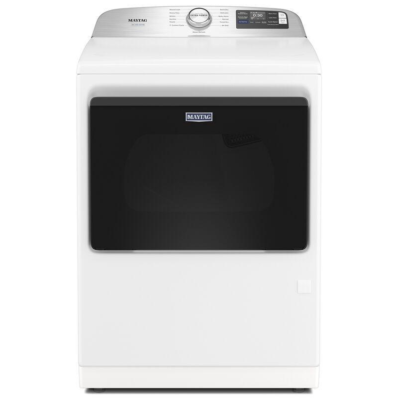 Maytag Pet Pro 27 in. 7.4 cu. ft. Smart Gas Dryer with Sensor Dry, Sanitize & Steam Cycle - White, White, hires