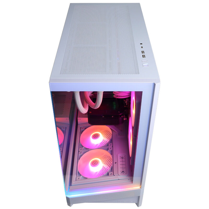 CyberPowerPC Gamer Supreme Desktop with Intel Core Ultra 9 285K, 3.7 GHz, 24-Core CPU, NVIDIA GeForce RTX 5090, 32GB VRAM GPU, 64 GB RAM, 4 TB SSD & Windows 11 Home - White, , hires