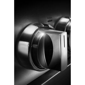 JennAir Rise Series 48 in. 6.3 cu. ft. Smart True European Convection Double Oven Dual Fuel Range with 4 Sealed Burners, Grill & Griddle - Stainless Steel, , hires