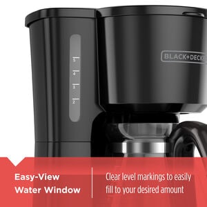 Black & Decker 5-Cup Coffee Maker - Black, , hires