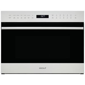 Wolf E Series 24 inch Electric Speed Oven - Stainless Steel, , hires