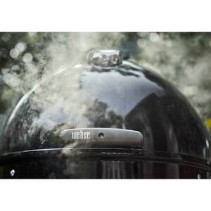 Weber Smokey Mountain 18 in. 2-Rack Charcoal Smoker with Built-In Thermometer - Black, , hires
