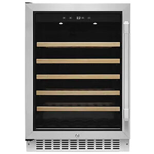 Dacor 24 in. Compact Built-In Wine Cooler with 45 Bottle Capacity, Dual Temperature Zone & Digital Control - Silver Stainless, , hires