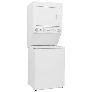 Frigidaire 27 in. Laundry Center with 3.9 cu. ft. Washer with 11 Wash Programs & 5.5 cu. ft. Electric Dryer with 10 Dryer Programs - White, , hires