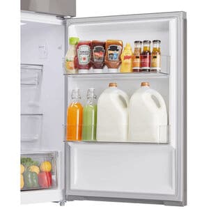 Midea 28 in. 14.2 cu. ft. Counter Depth Garage-Ready Top Freezer Refrigerator - Stainless Steel, Stainless Steel, hires