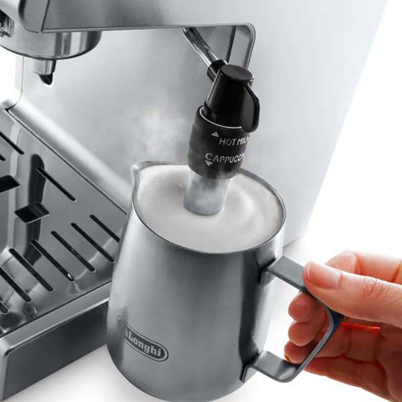 De'Longhi Espresso Machine with Premium Frother - Silver, , hires