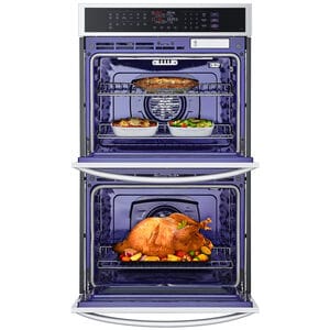 LG 30 in. 9.4 cu. ft. Smart Front Control SteamElectric Double Wall Oven with True European Convection - PrintProof Stainless Steel, , hires