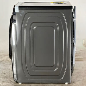 Samsung 27 in. 5.0 cu. ft. Smart Stackable Front Load Washer with Super Speed Wash, Sanitize & Steam Cycle - Brushed Black (Open Box Excellent Condition), , hires