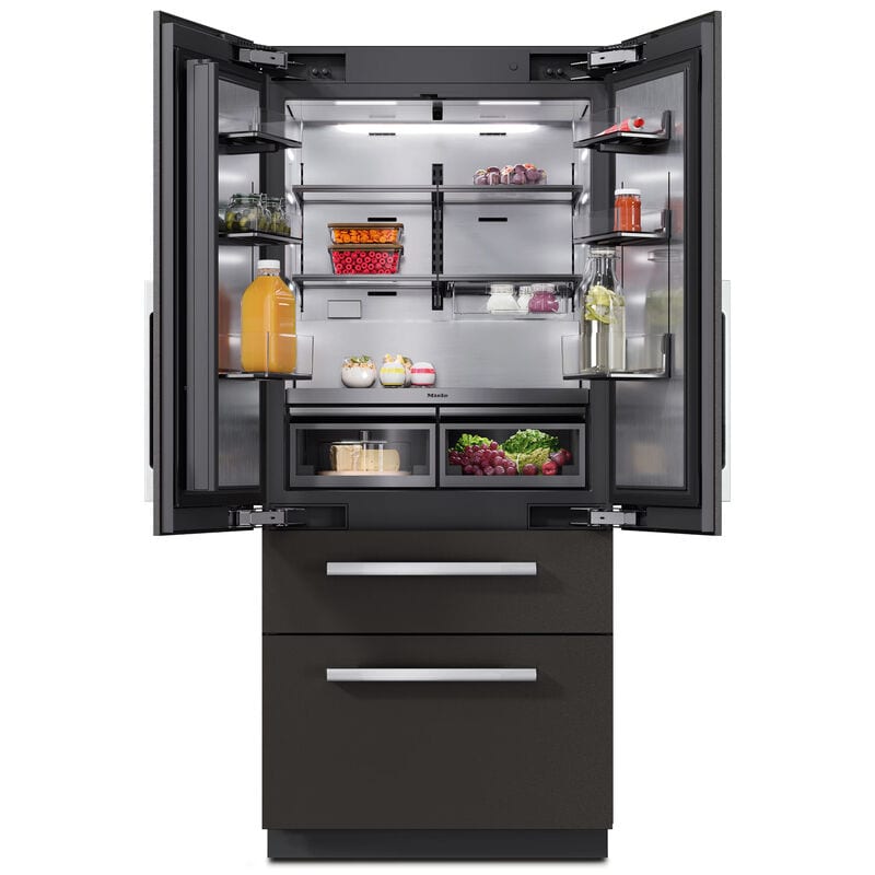 Miele MasterCool Series 36 in. 18.8 cu. ft. Built-In Smart Counter Depth 4-Door French Door Refrigerator with Internal Water Dispenser - Custom Panel Ready, , hires