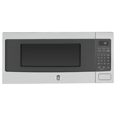 GE Profile 24 in. 1.1 cu. ft. Smart Countertop Microwave with Sensor Cooking - Stainless Steel | PCHK11S1WSS