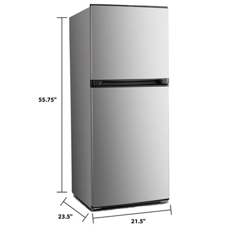Avanti 22 in. 7 cu. ft. Top Freezer Refrigerator - Stainless Steel, , hires