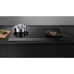 Fisher & Paykel Series 7 36 in. 5-Burner Induction Cooktop with Simmer Burner & Power Burner - Black Glass, , hires