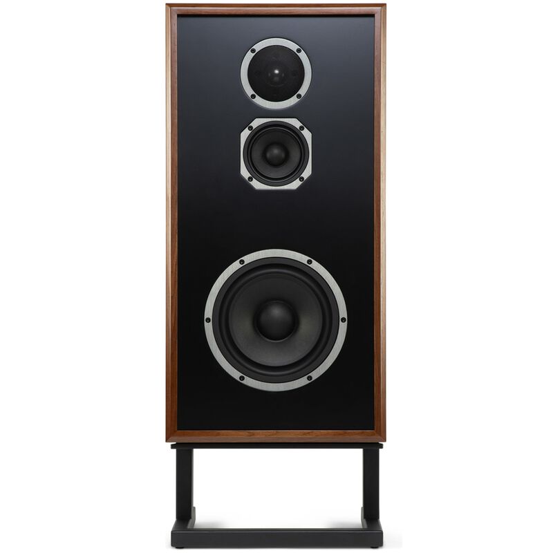 KLH Model Four 8" Three-Way Acoustic Suspension Loudspeaker System - English Walnut, , hires