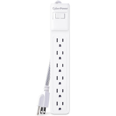 CyberPower Essential Surge Protectors - White | B602BRD