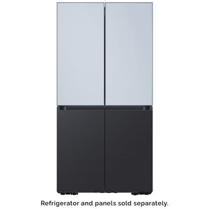 Samsung 4-Door Flex BESPOKE Refrigerator Bottom Panel - Matte Black Steel, , hires
