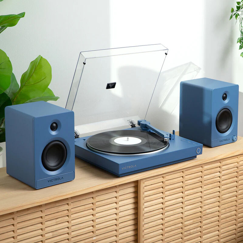 Victrola Automatic Turntable - Blue, , hires