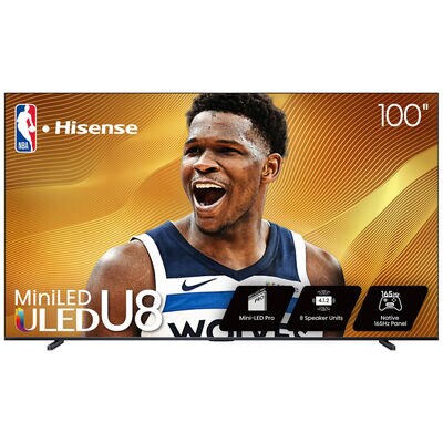 Hisense - 100" Class U8 Series ULED Mini-LED 4K UHD Smart Google TV | 100U8QG