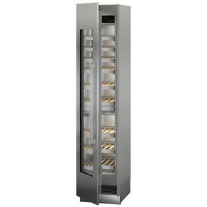 Liebherr 18 in. Built-in Wine Cabinet with Metal Racks, Dual Temperature Zones & 75 Bottle Capacity - Custom Panel Ready, , hires