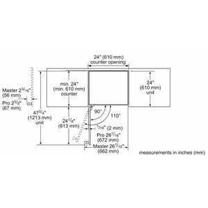 Thermador 24 in. 5.2 cu. ft. Built-In Undercounter Refrigerator - Custom Panel Ready, , hires