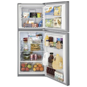 Frigidaire 24 in. 11.6 cu. ft. Counter Depth Garage Ready Top Freezer Refrigerator - Brushed Steel, Brushed Steel, hires