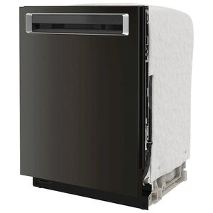 KitchenAid 24 in. Top Control Dishwasher with 44 dBa Sound Level, 3rd-Rack & Pocket - Black Stainless Steel with PrintShield Finish, Black Stainless Steel with PrintShield Finish, hires
