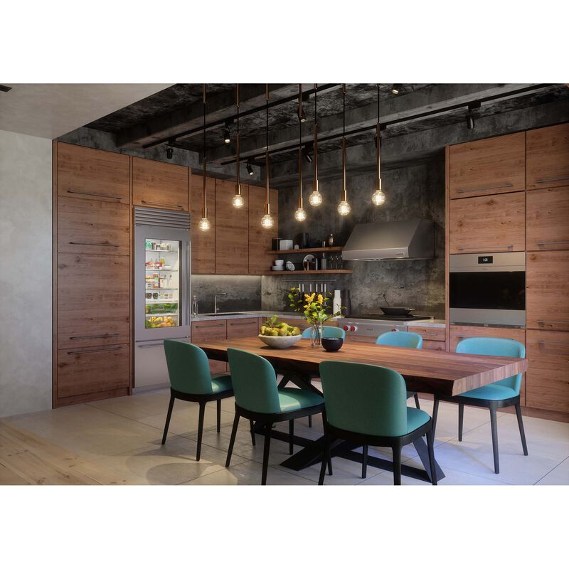 Wolf 36 in. Convertible Canopy Pro Style Style Range Hood with 2 LED Lights - Stainless Steel, , hires