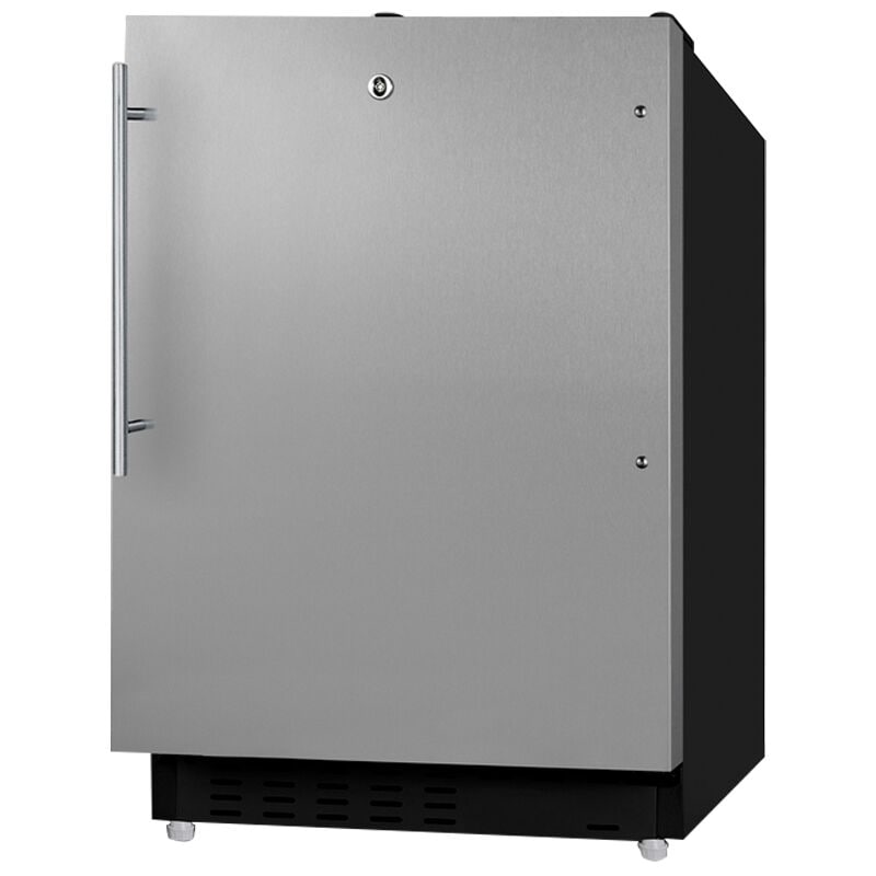 Summit 21 in. 2.6 cu. ft. Undercounter Refrigerator - Stainless Steel, , hires
