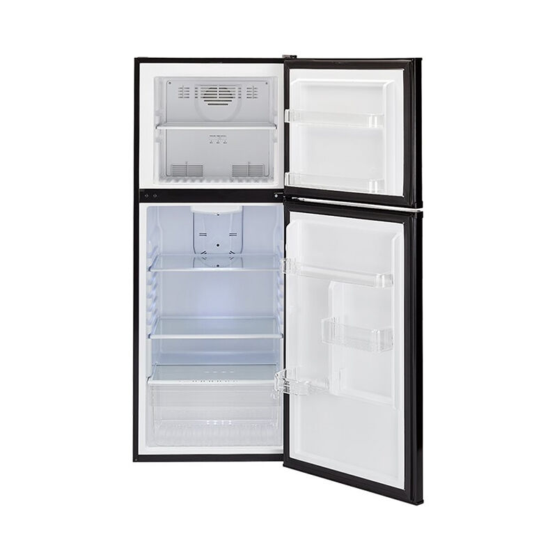 Haier 24 in. 9.8 cu. ft. Counter Depth Top Freezer Refrigerator - Black, Black, hires