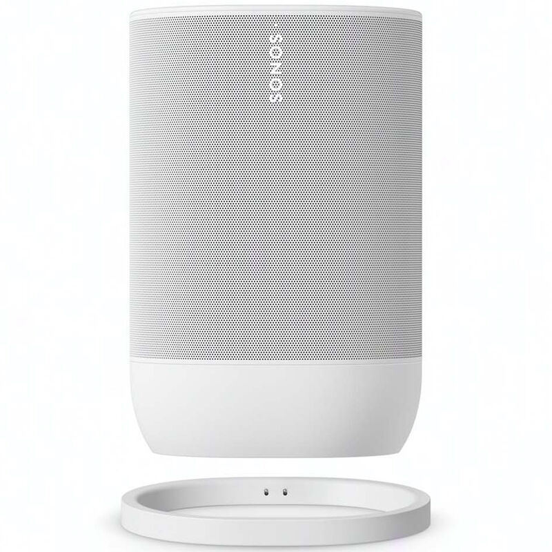 Sonos Move 2 Portable Rechargeable Splashproof Bluetooth & Wi-Fi Speaker - White, White, hires