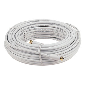 RCA 50' RCA RG6 Coaxial Cable - White, , hires