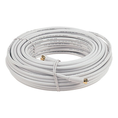 RCA 50' RCA RG6 Coaxial Cable - White | VHW112X