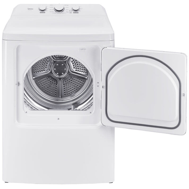 Midea 27 in. 7.0 cu. ft. Electric Dryer with Sensor Dry - White, , hires