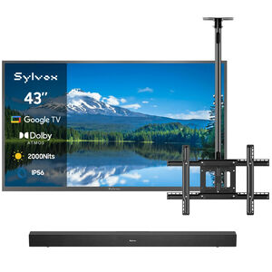 Sylvox - Pool Pro 3.0 43" Class Full Sun 4K UHD LED Smart Google Outdoor TV, , hires