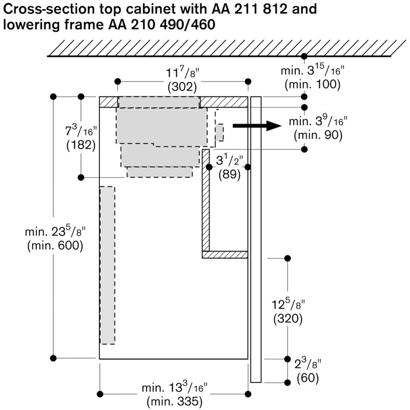 Gaggenau 200 Series 24 in. Convertible Standard Style Range Hood with 500 CFM, 3 Fan Speeds & 2 LED Lights - Stainless Steel, , hires